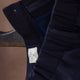FLEX FLAT FRONT TROUSER with STRETCH WAISTBAND in NAVY